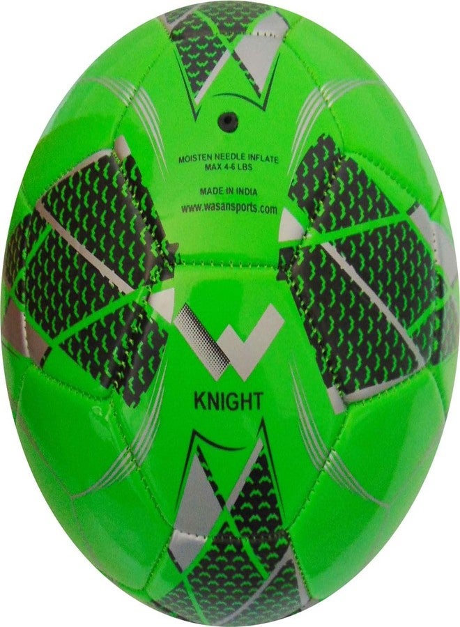 Wasan Knight Football Size 5 (Green), Football for Training| Match| Sports |Practice | Indoor & Outdoor| Durable & Water-Resistant Soccer Ball for Youth, Men, Adult - Image 1