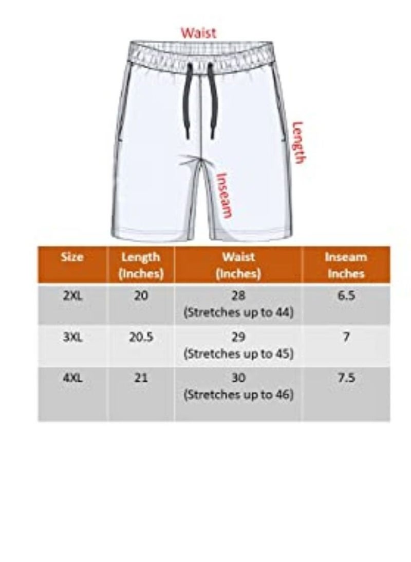 Men's plus size Short Drak Grey - Image 3