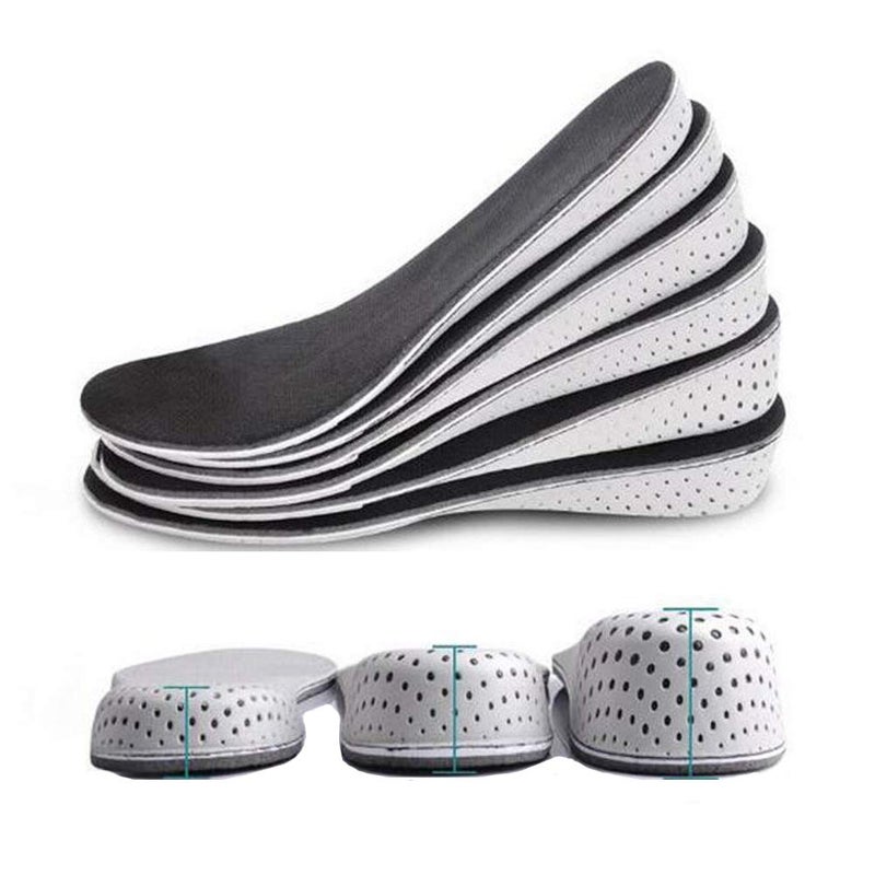 NATUWORLD 1 Pair Height Increase Shoes Insole Breathable Memory Foam Height Increase Insole Invisible Increased Heel Lift Shoe Insoles for Women Men - 2.3cm - Image 1