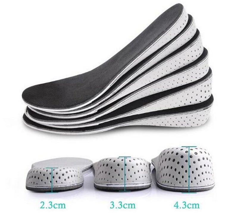 NATUWORLD 1 Pair Height Increase Shoes Insole Breathable Memory Foam Height Increase Insole Invisible Increased Heel Lift Shoe Insoles for Women Men - 2.3cm - Image 4