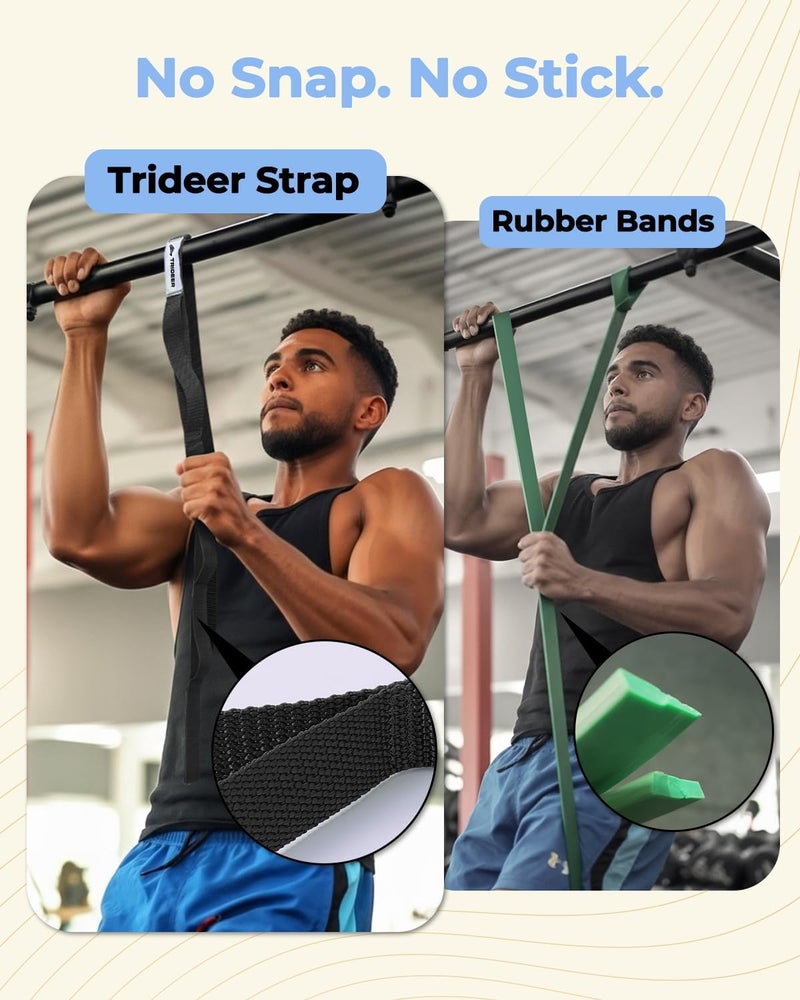 Trideer Stretching Strap Yoga Strap for Physical Therapy, 10 Loops Yoga Straps for Stretching, Non-Elastic Stretch Strap for Pilates, Exercise, Stretch Band for Women & Men - Image 3