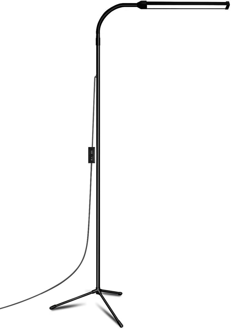 Ebest Led Floor Lamp for eyelash extensions Standing light Floor Lamps for Office Standing Lamp Brightness eyelash lamp tattoo Light Eye Caring Reading lamp for Bedroom makeup light lash light extension - Image 1