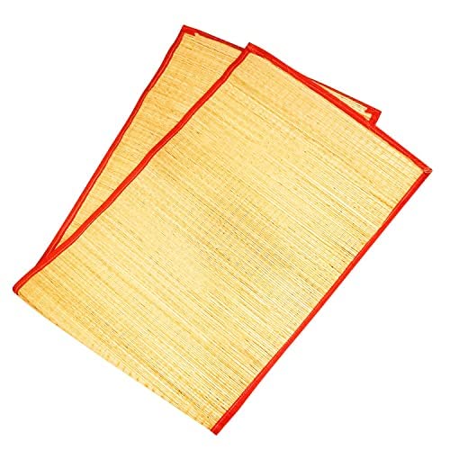 KAUSHEVA Bhojanam Korai Sitting Mat Natural Korai River Grass Floor Mat Size 21 Inches x 66 Inches - Image 2