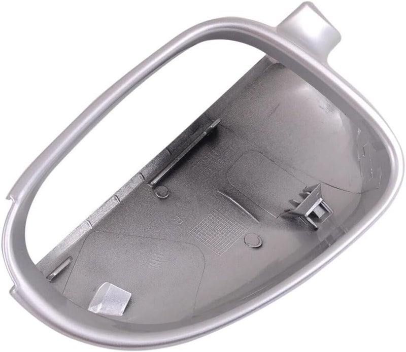 QASULER Matte Silver Rearview Mirror Covers for VW - Image 4