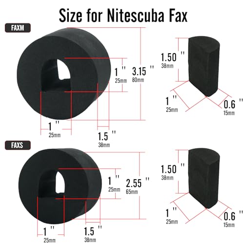 nitescuba FAXS Jumbo Float Kit Buoyancy Underwater Float for Ultralight/INON/Sea&Sea/WEEFINE/Seafrogs Arms(Light arm not Included) - Image 5