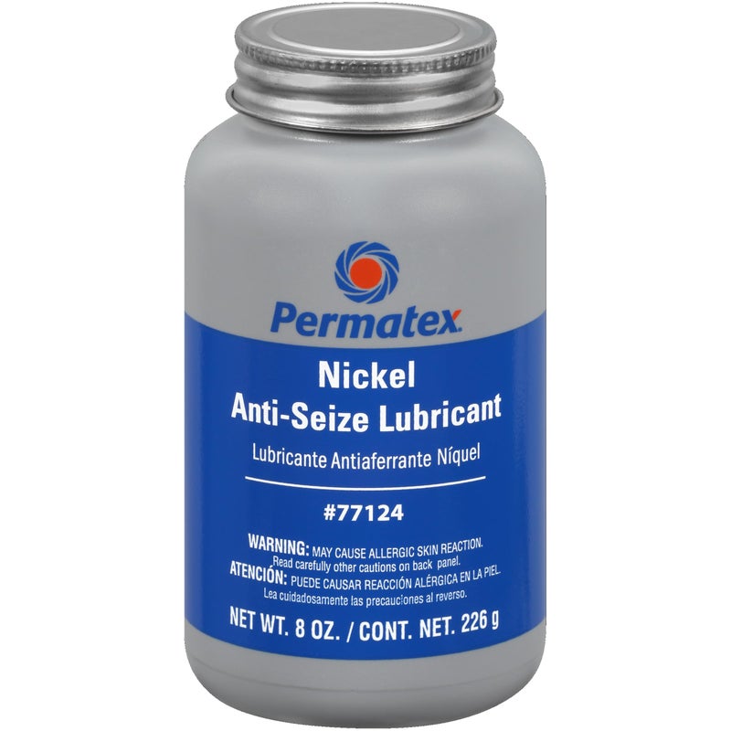 Permatex 77124 Nickel Anti-Seize Lubricant, 8 oz., Pack of 1 - Image 1