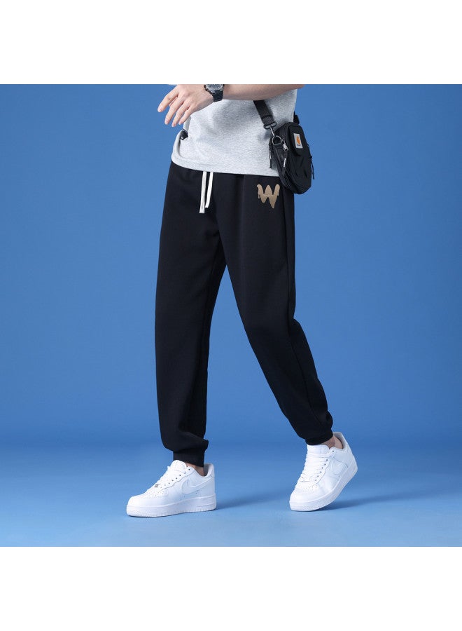 Baleno Men's Pants Summer Trendy Fashion Drop-crotch Sweatpants Thin Versatile Loose Casual Joggers With Cuffed Ankles - Image 3