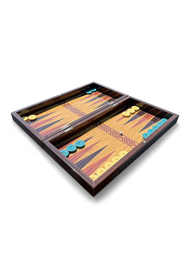 Biggdesign Backgammon Set with Dice and Checkers - Image 3