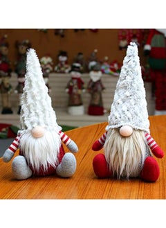2Pcs Soft Plush Christmas Gonk Orniments, Christmas Faceless Plush Doll Handmade Gnome Decor
