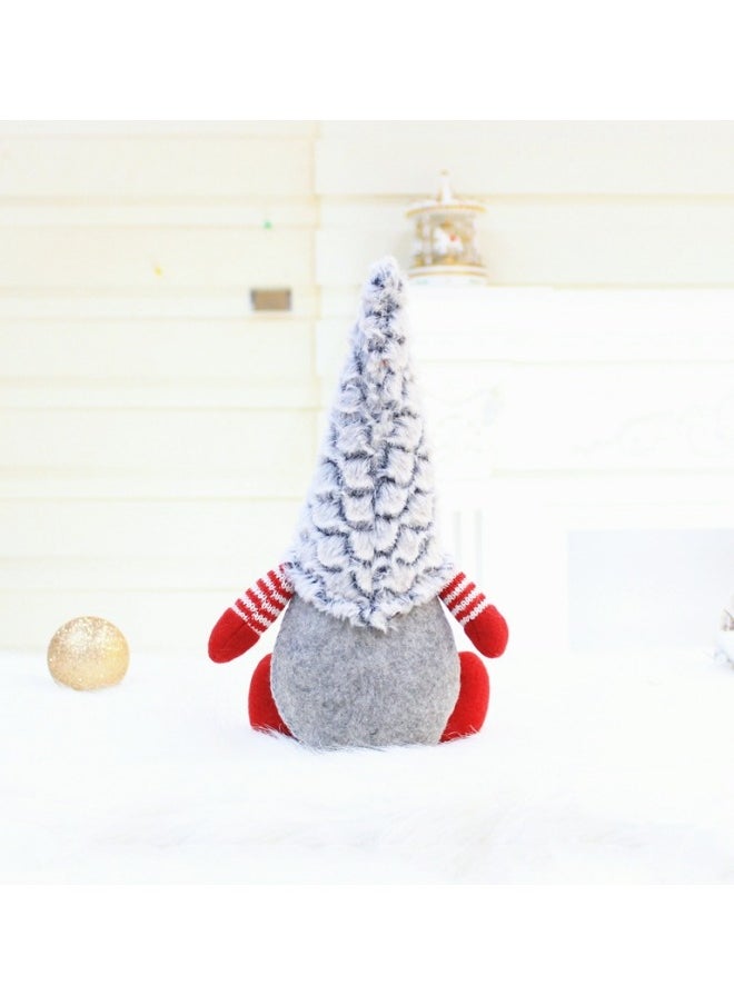 CCOVERY - 2Pcs Soft Plush Christmas Gonk Orniments, Christmas Faceless Plush Doll Handmade Gnome Decor - Image 1
