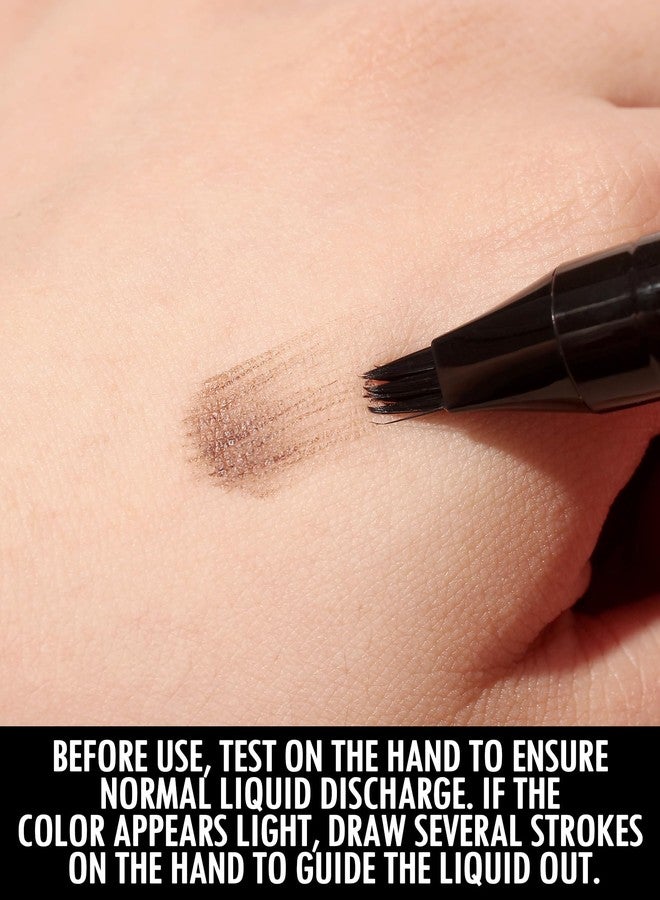 Anglicolor Eyebrow Pen, Angled Brow Brush, Microblading Eyebrow Pencils for Women, Natural Brow Pen, Eyebrow Brush To Hair-Like Strokes Long-Lasting, Waterproof, Smudge-Proof (02 Tawny Brown) - Image 5