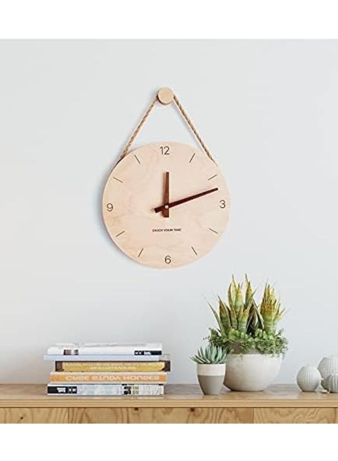 Bliss Vie BLISS VIE Solid Wood wall clock, classic, modern, nordic, elegant, decorative, living room wall clock, bedroom wall clock, office hotel, home decor  - Image 4