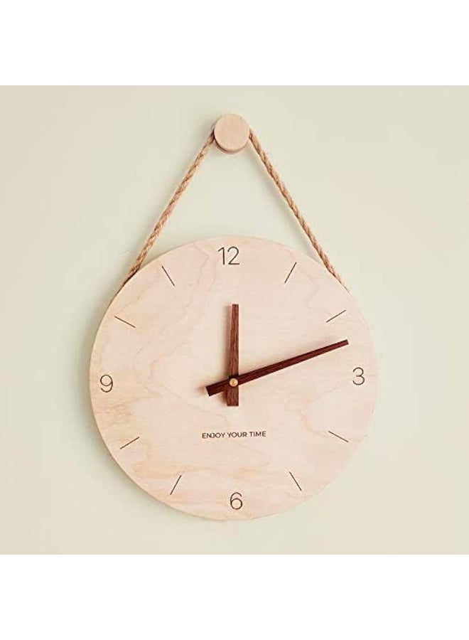 Bliss Vie BLISS VIE Solid Wood wall clock, classic, modern, nordic, elegant, decorative, living room wall clock, bedroom wall clock, office hotel, home decor  - Image 1
