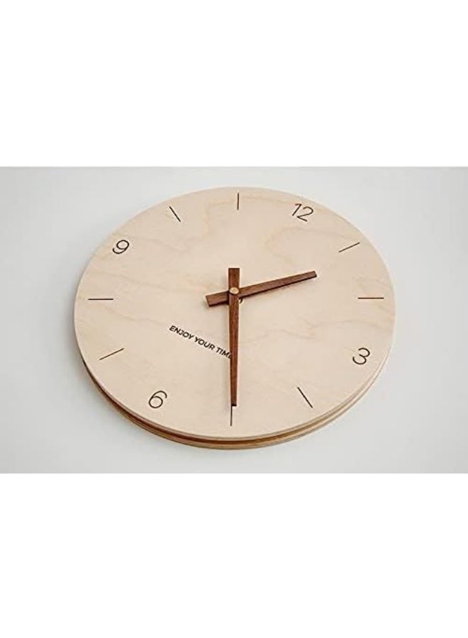 Bliss Vie BLISS VIE Solid Wood wall clock, classic, modern, nordic, elegant, decorative, living room wall clock, bedroom wall clock, office hotel, home decor  - Image 5