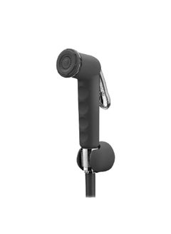 Quick Connect Adjustable Lever Anti Clog Bidet Set Black and Silver S40L