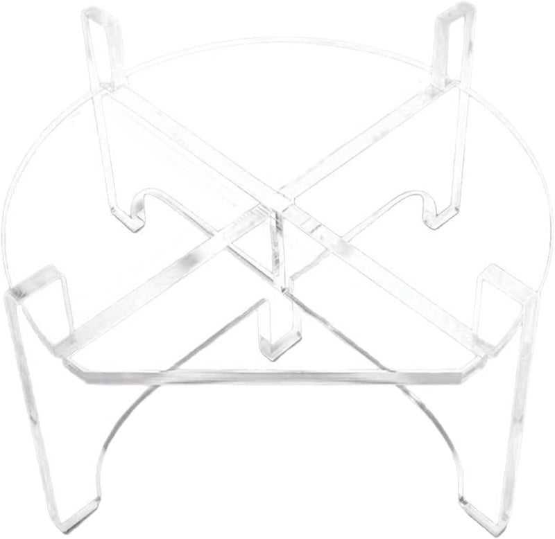 Water Stand - Sturdy Base Juice Container Holder, Acrylic Beverage Dispenser Floor Bracket, Removable Design for Home, Easy Fit Fridge Accessory, Top Kitchen Organization Tool 7.87x3.94 Inches - Image 1