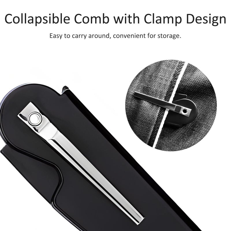Kootinn 4-Pack Handmade Sawcut Mustache Comb, Best Pocket Folding Comb for Moustaches and Short Beards - Image 5