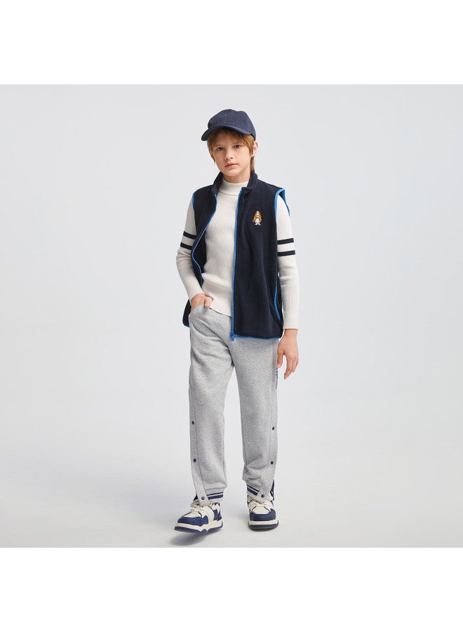 Hush Puppies Neutral Style Men's, Women's And Children's Vest Autumn And Winter Vest Versatile Semi-high Collar Vest Casual Jacket - Image 5