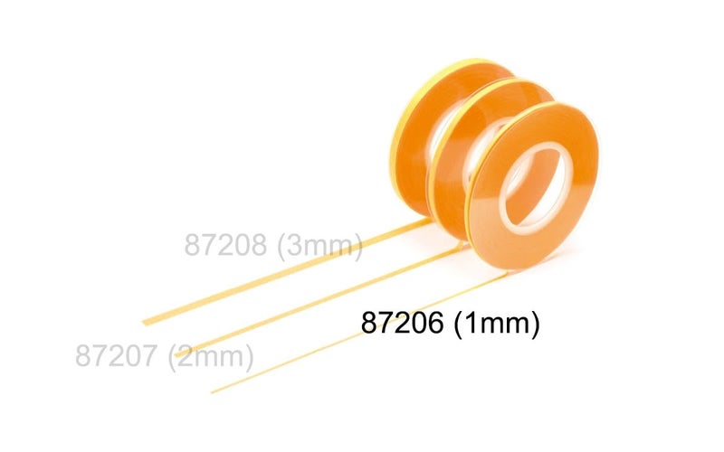 Tamiya شريط ماسك تاميا TAM87206 87206 بعرض 1 مم وطول 18 م، لصنع النماذج، ملحقات - Image 2