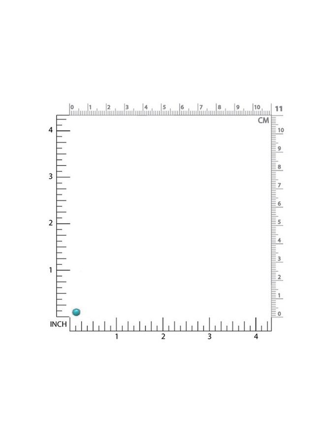 Silvershake 4Mm Petite Genuine Round Shape Arizona American Turquoise 925 Sterling Silver Stud Earrings Jewelry For Women And Teens Second Or Third Hole - Image 3