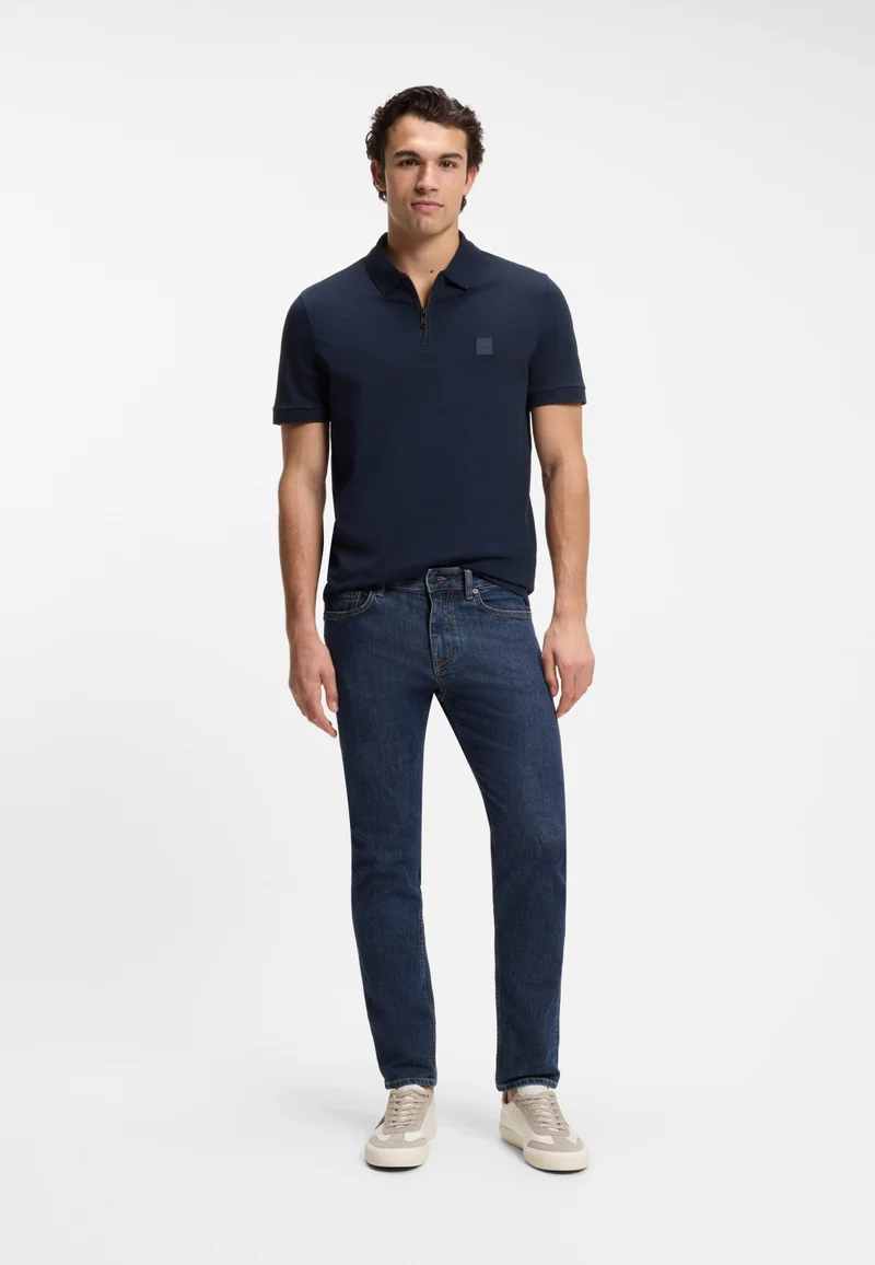 BOSS Dark Blue Delaware slim-fit jeans in comfort-stretch denim for Men | Best Price UAE