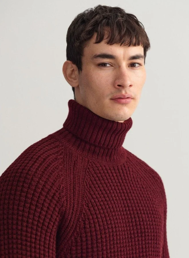 GANT Gant Textured Rollneck Sweater