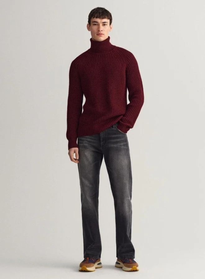 GANT Gant Textured Rollneck Sweater