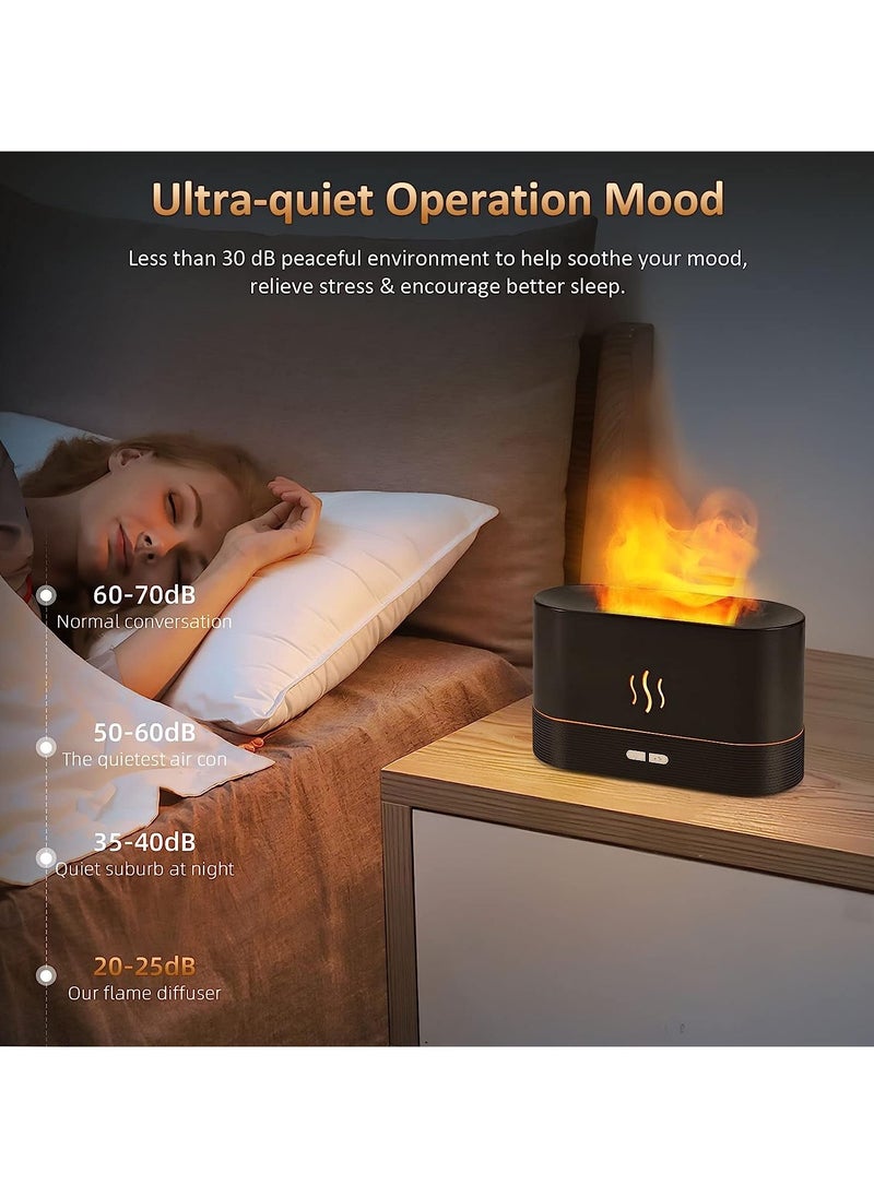 Essential Oil Diffuser with Flame Night Light 180ml USB Ultrasonic Diffuser for Home Office Automatic Closing Drawer (Black) - pzsku/ZDEC72EA6560D8ACD8E2EZ/45/_/1700480632/787e666f-455f-4f82-b0f7-557d7936f838