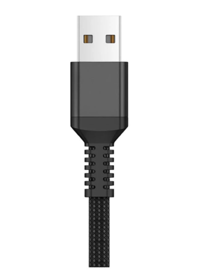 X-SCOOT X-SCOTT CL-144 USB Mobile Charger Cable with Lightning Port – 60W Fast Charging – 1m – Gray - Image 3
