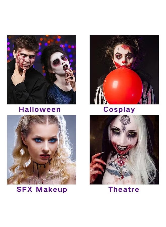 اتش واي 30 جرام من شمع الندبات، مكياج الندبات SFX، مكياج شمع معجون الأنف المزيف للكوزبلاي، شمع نمذجة الندبات المزيفة لندبات واقعية/جروح مزيفة، خفيف (1 صندوق) - Image 4