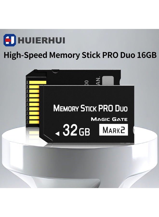 HuiErHui JUZHUO Original Memory Stick Pro- Duo 32GB (MSHX) for PSP Accessories/Camera Memory Card - Image 2