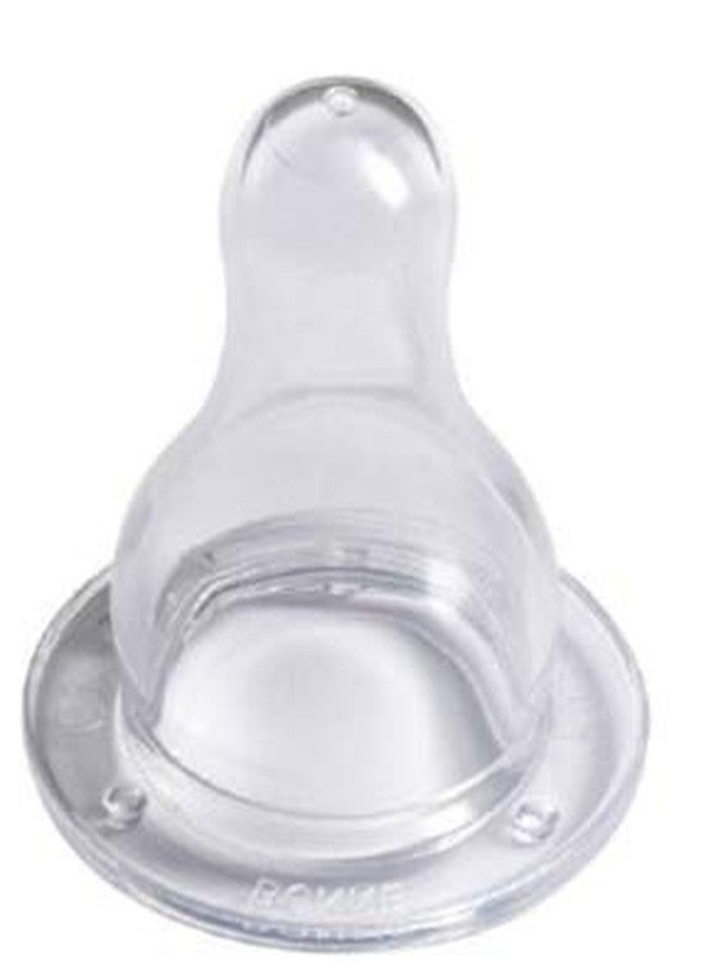 bonny Plus Liquid Silicone LSR Nipple for 0+ Months Baby (Pack of 15 Nipples;Transparent)