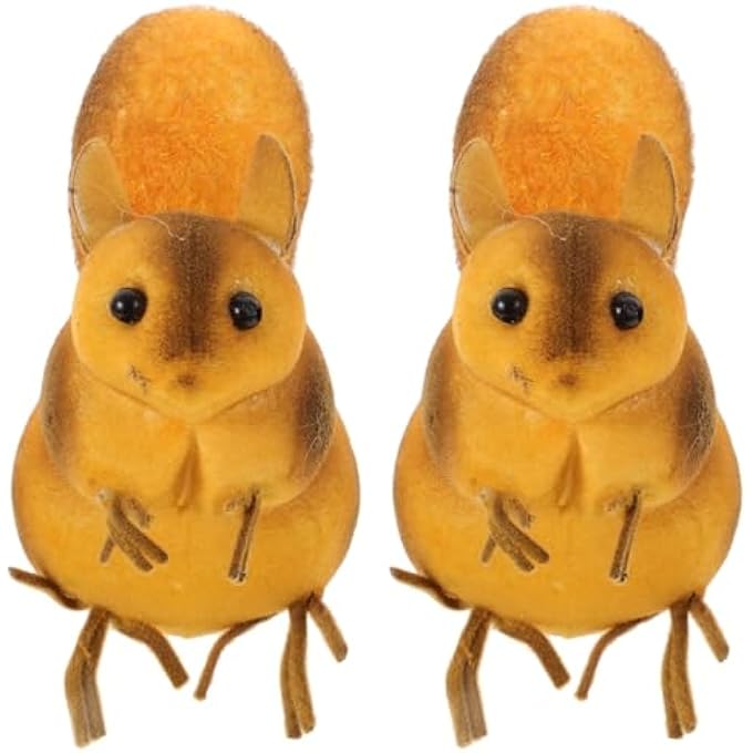 rayihni 2pcs Car Antenna Decoration Antenna Toppers for Vehicles Antenna Toppers for Cars Squirrel Decor for Car Vehicle Decoration Car Exterior Ornament Car Decorations Car Antenna Topper - Image 2