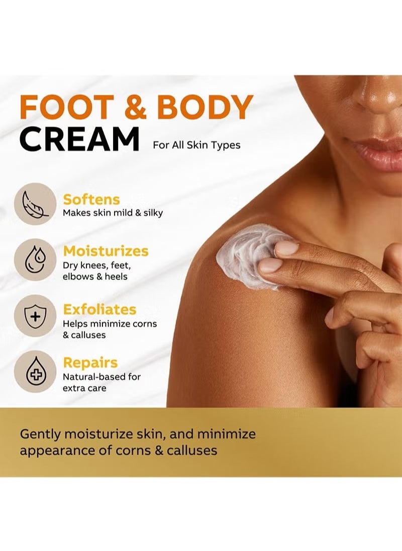 DERMFREE كريم القدم بحمض الساليسيليك واليوريا مع 40% يوريا، 2% حمض ساليسيليك، يقشر ويمنع جفاف وتشقق الجلد على القدمين واليدين، مرطب يزيل الكالو الميت  - Image 4