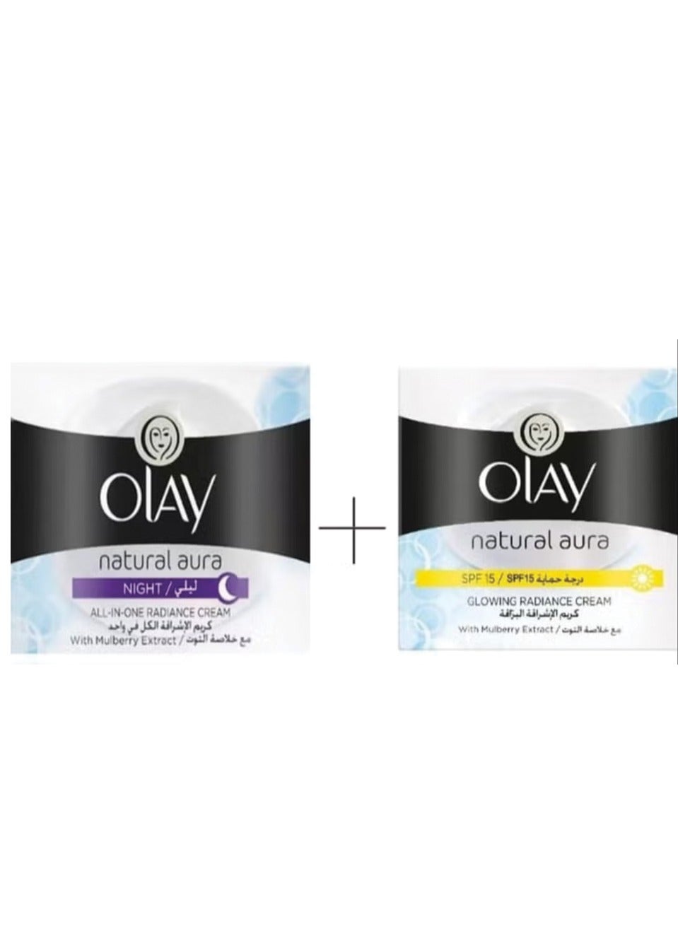 Olay The All In One Natch And Rall White Day And Night Cream Set To Brighten And Illuminate The Skin Made Up Of Two Pieces