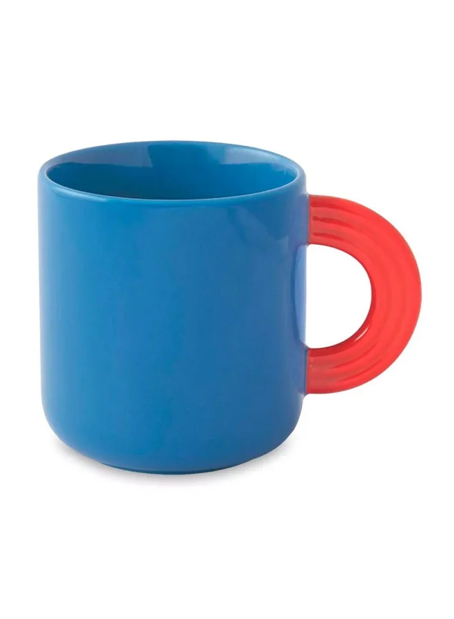 Easy Life Creative Series Dishwasher Safe Porcelain Coffee Mug Blue and Red 350ml R1740#CRCB