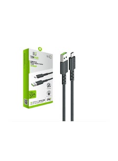 Micro USB - cut-resistant fabric for charging and data transfer Maximum charging capacity 5V 3A Data transfer speed of 480 MB/s