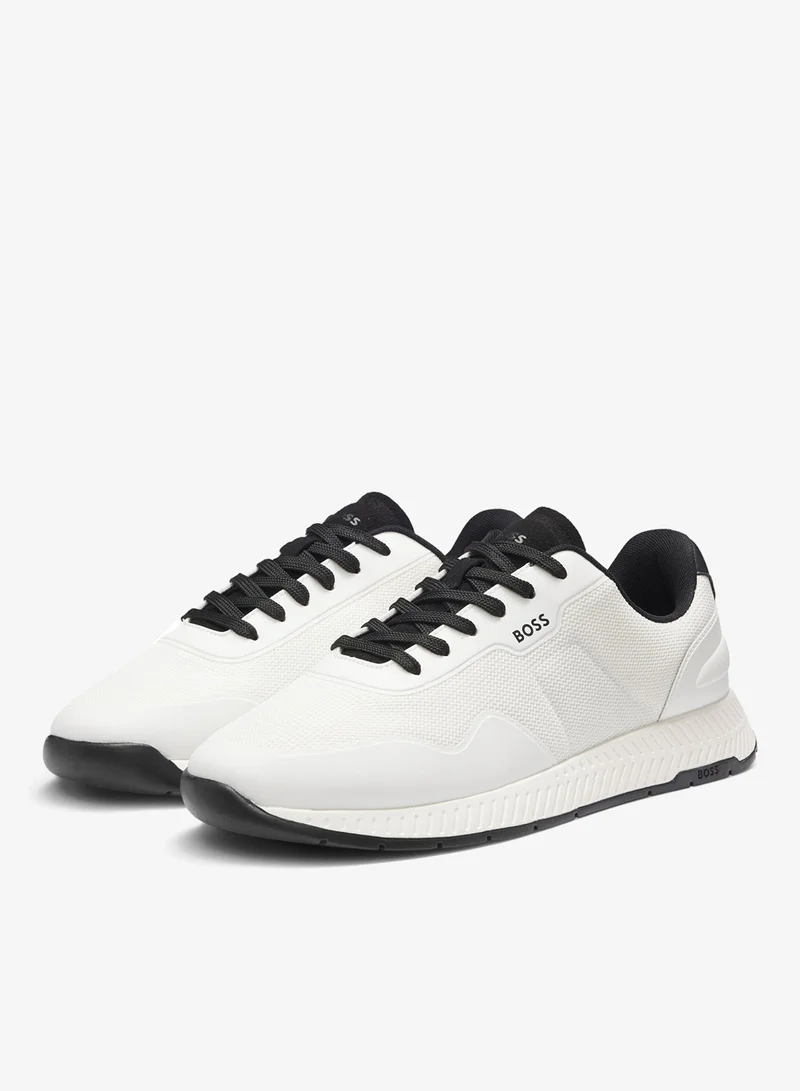 TTNM mesh trainers with smooth trims