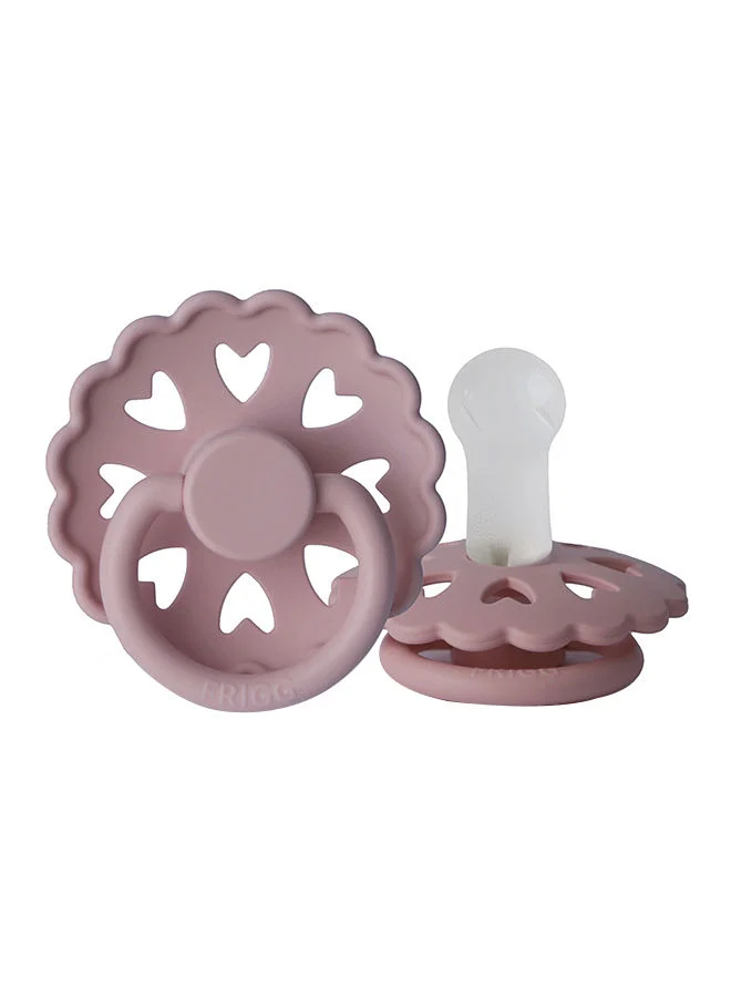 FRIGG Pack Of 1 Fairytale Silicone Baby Pacifier 6-18M Twilight Mauve - Size 2