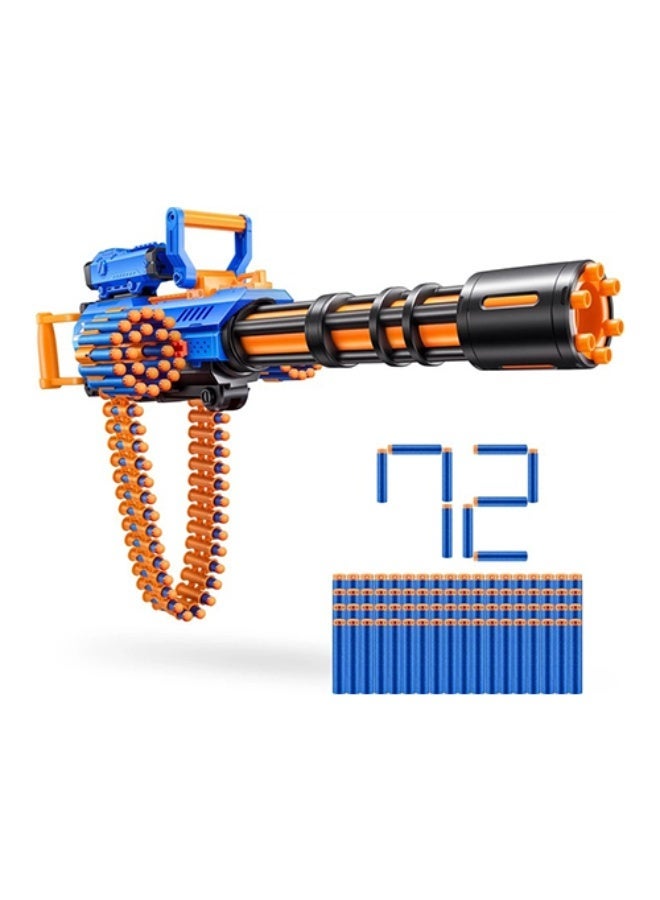 ZURU-XSHOT-INSANITY-SERIES 1 Motorized Rage Fire Gatlin Gun (72Darts,40chains) Open Box,Bulk,4pcs,No Inner,STD Color - Image 1