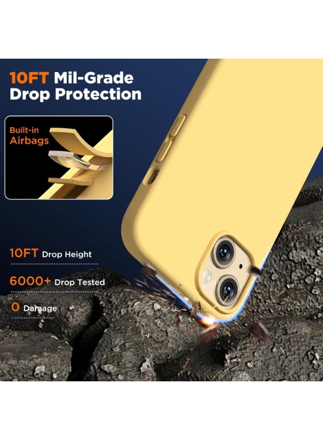 Houmt iPhone 15 Case Cover Silky-Soft Touch Full-Body Protective Phone Case Shockproof Cover with Microfiber Lining For iPhone 15 6.1 inch - Image 4