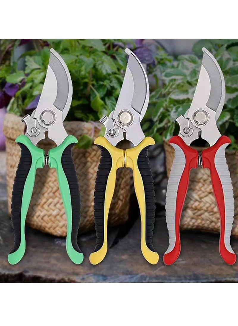 RATSAW - 19cm Hand Gardening Cutter Professional Garden Scissors with Stainless Steel Blade Ultra Sharp Scissors for Trimming Fruits Flowers Plants Green - Image 1
