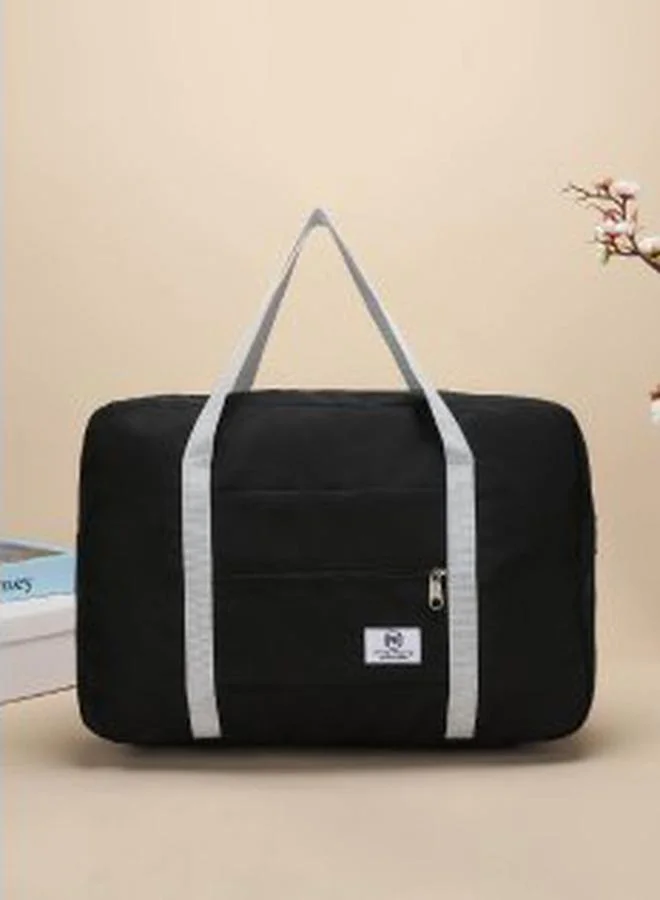 Styli Patch Detail Gym Bag with Zip Closure