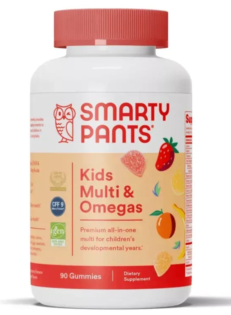 SmartyPants Kids Multi & Omegas, 90 Gummies - Image 1