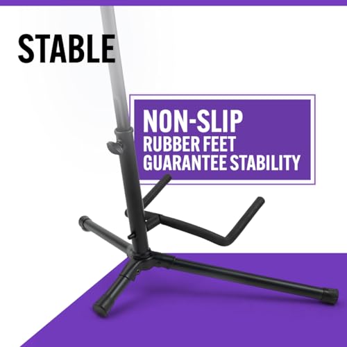 OnStage XCG4 Black Tripod Guitar Stand, Single - Image 3