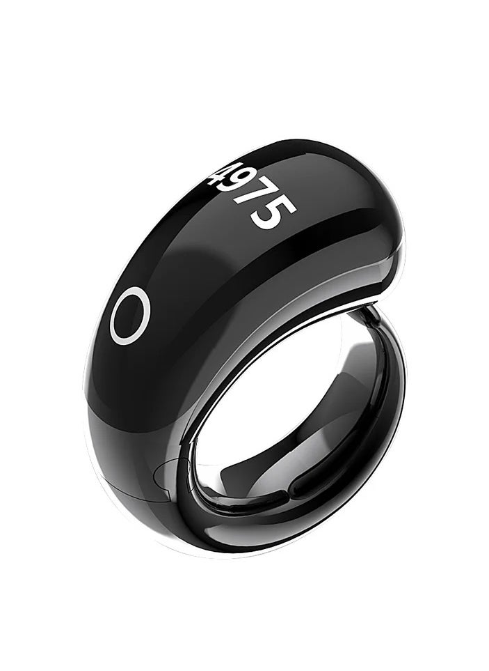 SH PROTECT TOUCH - Zikr Ring Smart Tasbeeh Counter,Prayer timing reminder,OLED display,IPX67 Waterproof, wireless charging, touch buttons, and Five(5) interchangeable sizes - Image 1