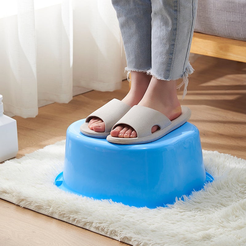 Thickened Massage Foot Bath Bucket Plastic Spa Foot Bath Foot Massage Apple-Shaped Foot Bath Bucket Foot Bath - Image 4