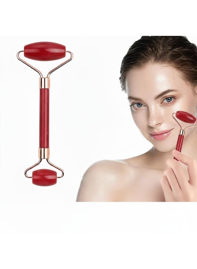 Red Facial Massager and Roller for Skin Tightening and Anti-Wrinkle - Image 1