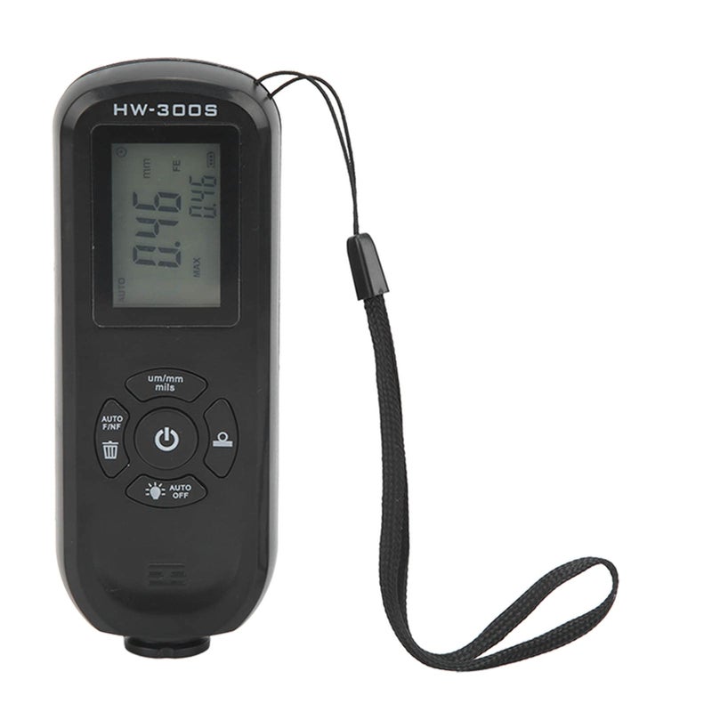 Digital Paint Coating Thickness Gauge Handheld Meter In Black - Image 4