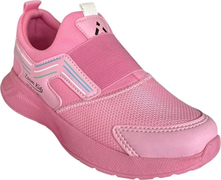 Liger Kids Elastic Sports Shoes Pink